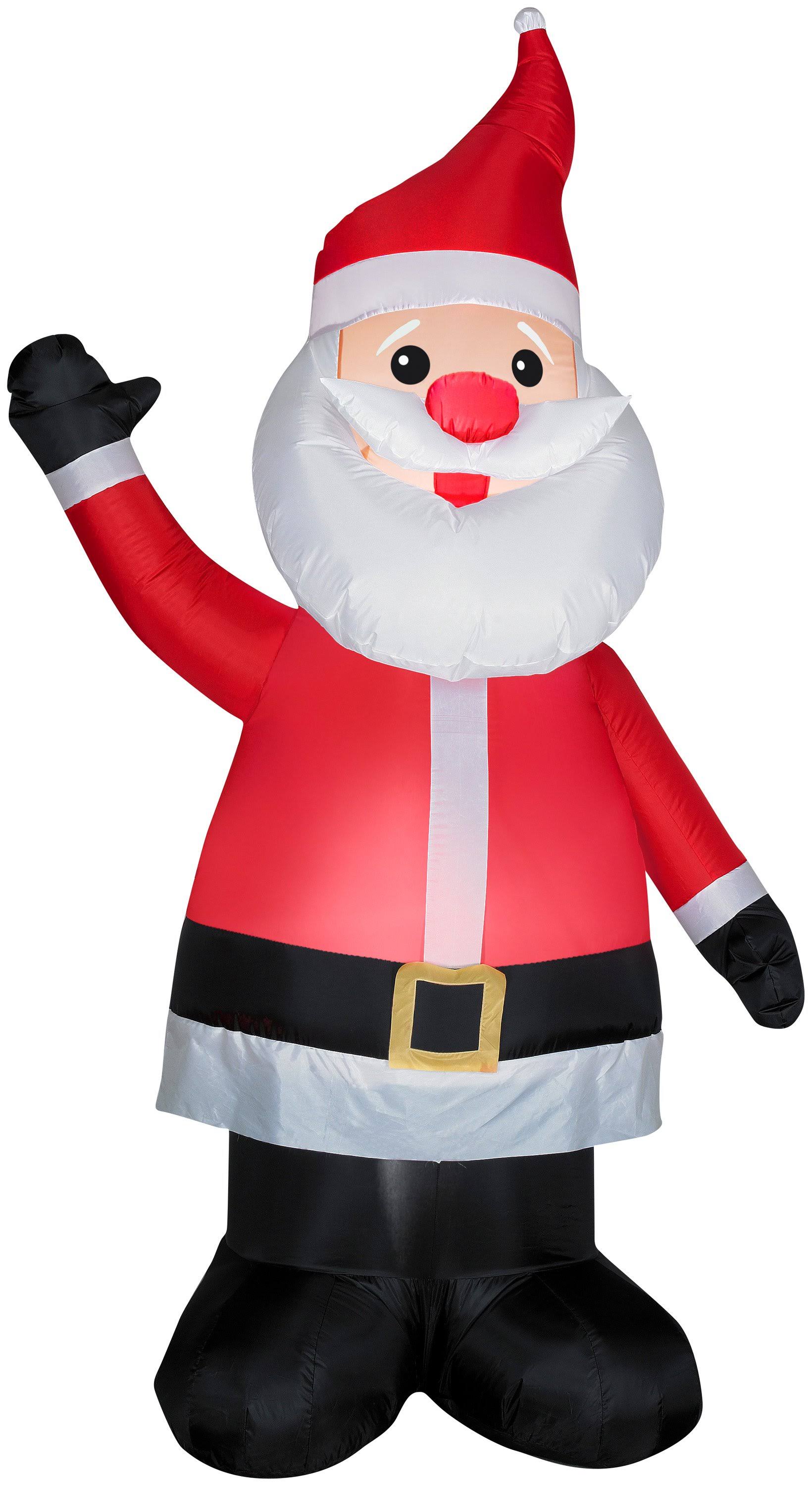 Gemmy Airblown Santa with Red Nose ZCTSZG_PMRD Gemmy Airblown Santa with Red Nose ZCTSZG_PMRD