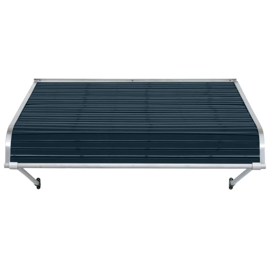 NuImage Awnings 1100 36-in Wide x 36-in Projection Bedford Blue Solid Fixed Door Awning | HKCQNH_5U3W