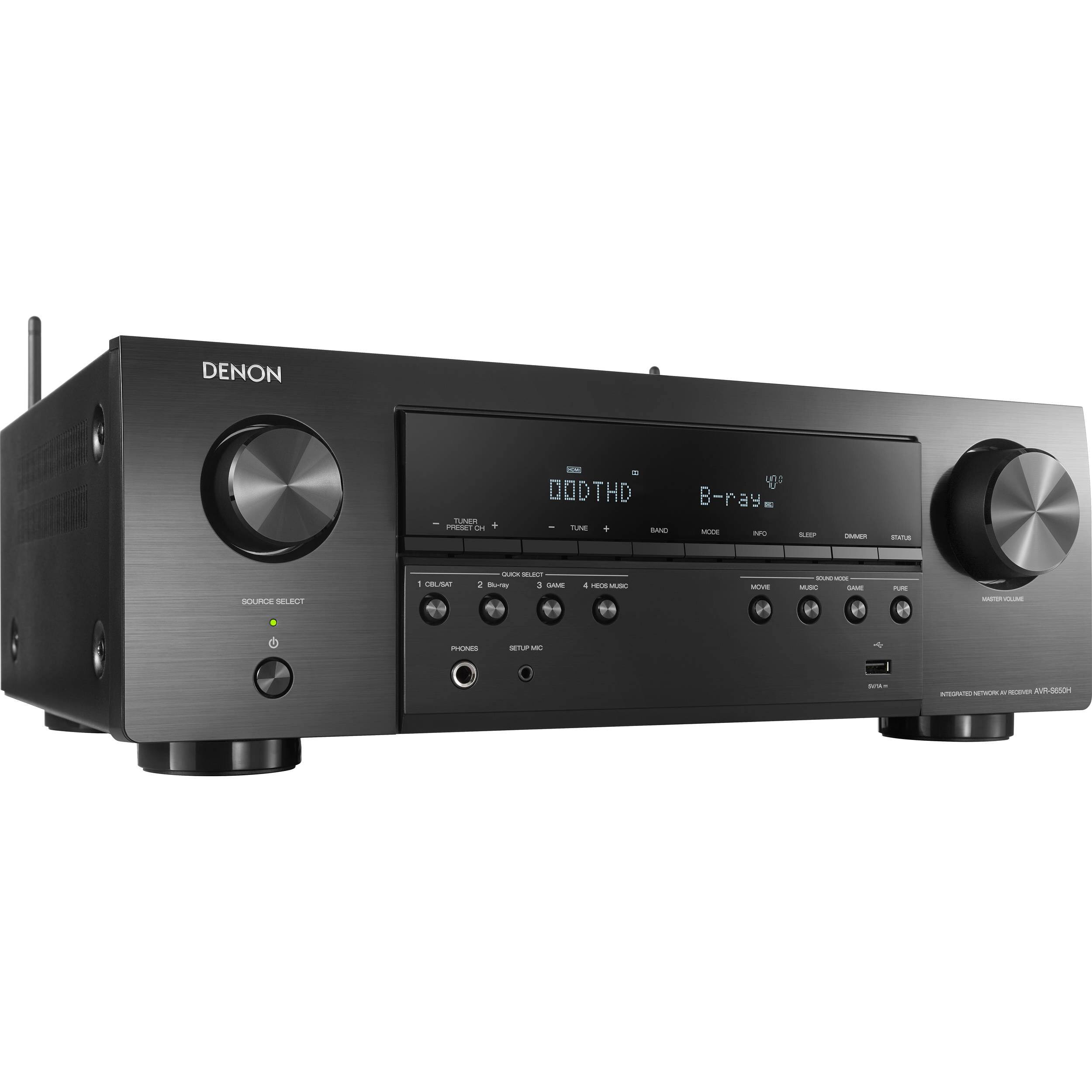 Denon AVR-S650H 5.2-Channel 4K AV QSOPLZ_AUFM Denon AVR-S650H 5.2-Channel 4K AV QSOPLZ_AUFM