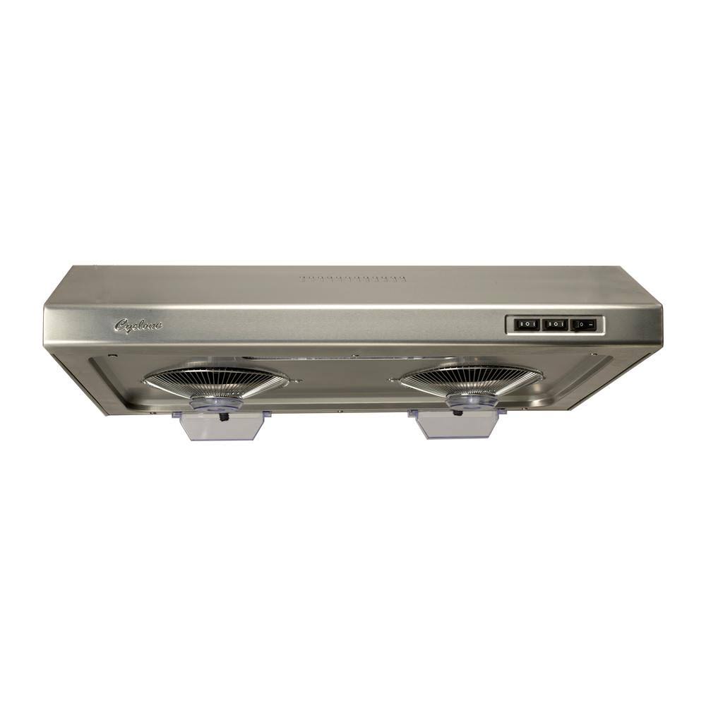 Cyclone NA940D 681 CFM 30 inch Wide Under Cabinet Range Hood with A 2 Speed Blow, SKXFNH_6V9T Cyclone NA940D 681 CFM 30 inch Wide Under Cabinet Range Hood with A 2 Speed Blow, SKXFNH_6V9T