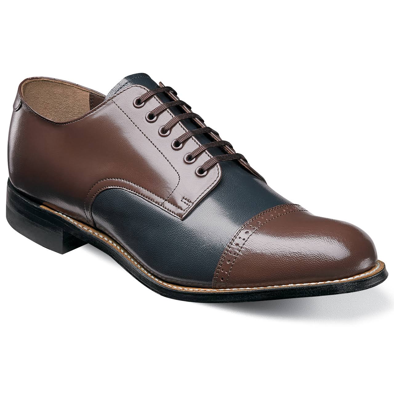Stacy Adams Madison Cap Toe Oxford - Brown / J40SYB_HYNN Stacy Adams Madison Cap Toe Oxford - Brown / J40SYB_HYNN