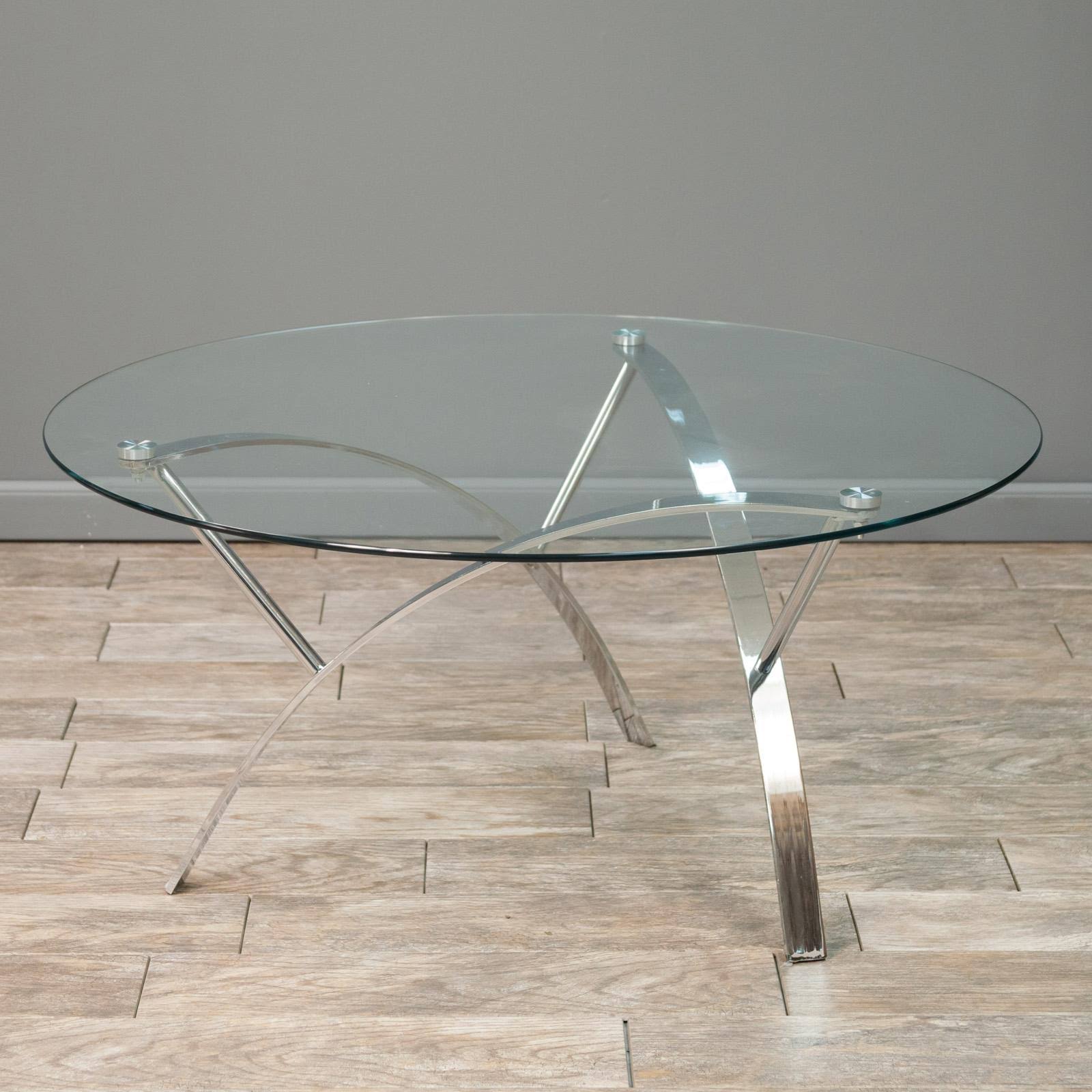 Marin Coffee Table Round Glass Christopher Knight Home LRWYD3_JP0V Marin Coffee Table Round Glass Christopher Knight Home LRWYD3_JP0V