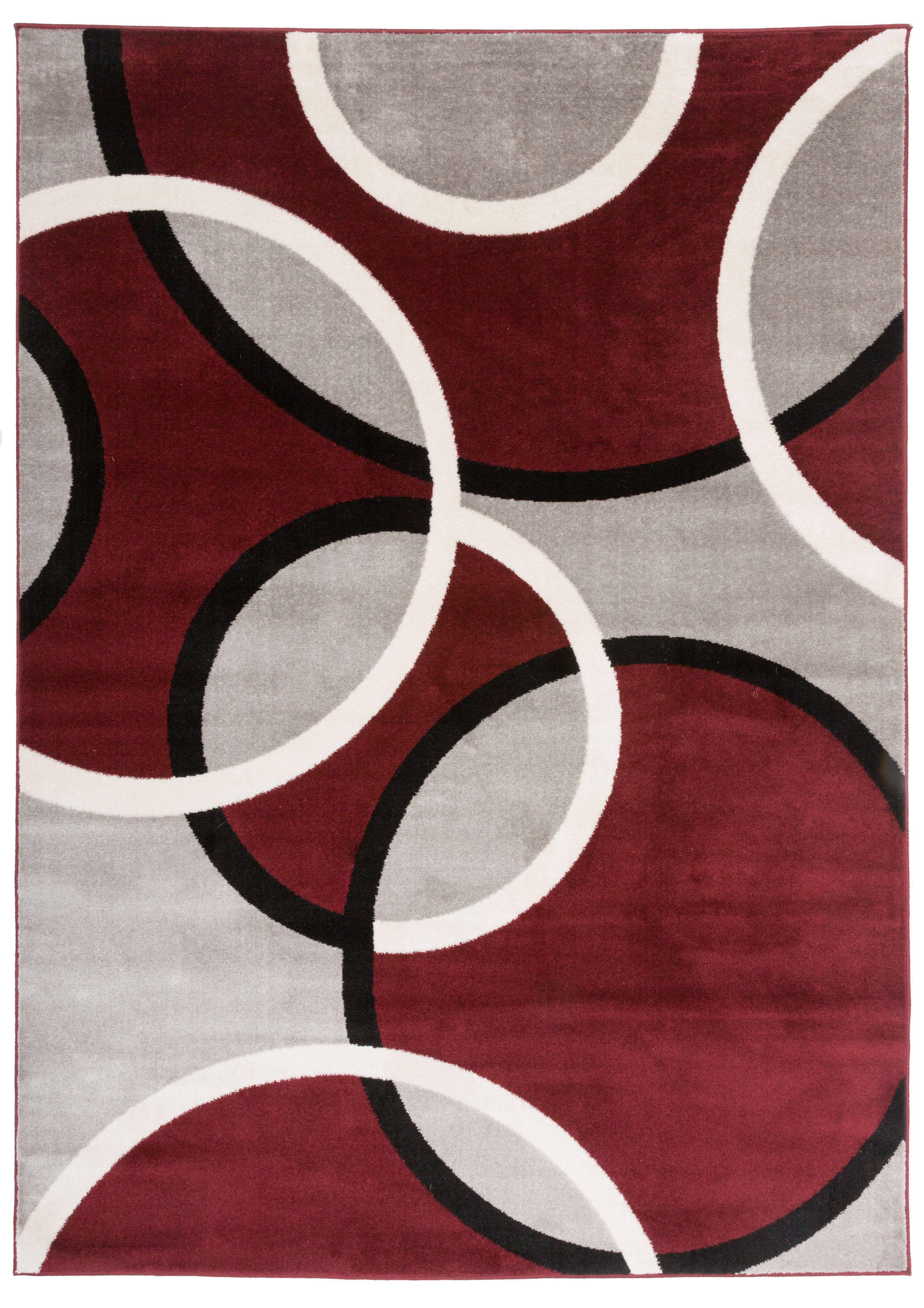 Contemporary Abstract Circles Area Rug 7' 10 inch x 10'2 inch 2EFONA_BVXE