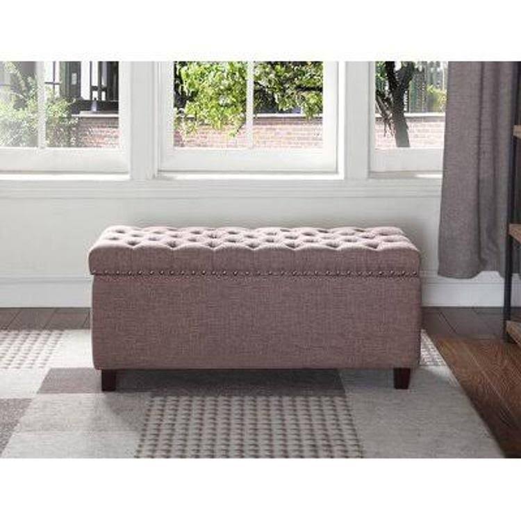 Alcott Hill Luper Tufted Storage Ottoman Fabric 2QHTLQ_GOEZ Alcott Hill Luper Tufted Storage Ottoman Fabric 2QHTLQ_GOEZ