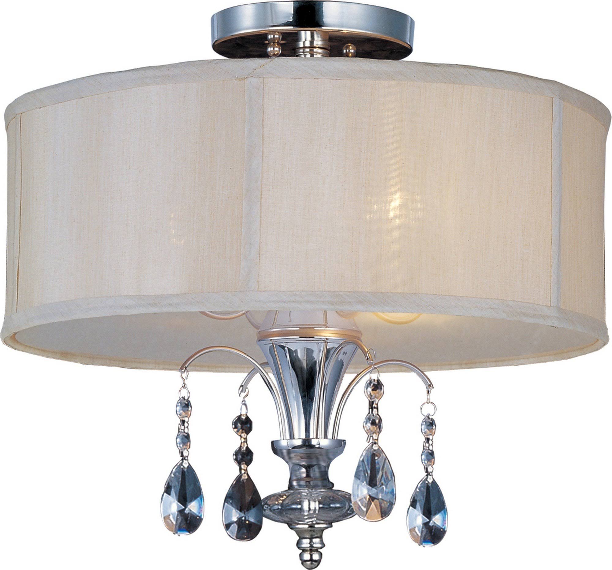 Maxim 24301CLBSPN Montgomery 3-Light Semi-Flush Mount, Polished O2SKQV_ILFN Maxim 24301CLBSPN Montgomery 3-Light Semi-Flush Mount, Polished O2SKQV_ILFN