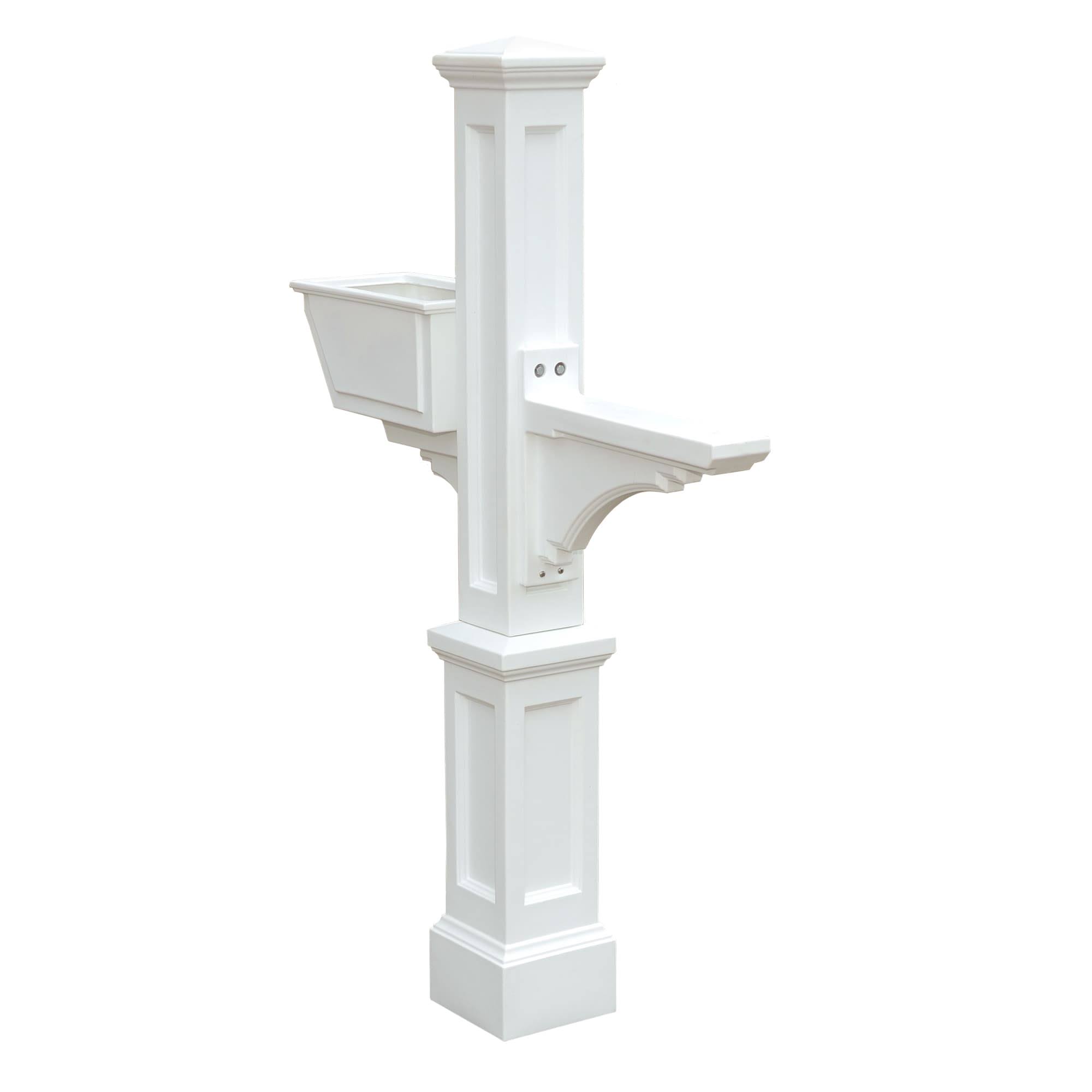 Mayne Westbrook White Polymer Mailbox 5UV7XS_FDSB Mayne Westbrook White Polymer Mailbox 5UV7XS_FDSB