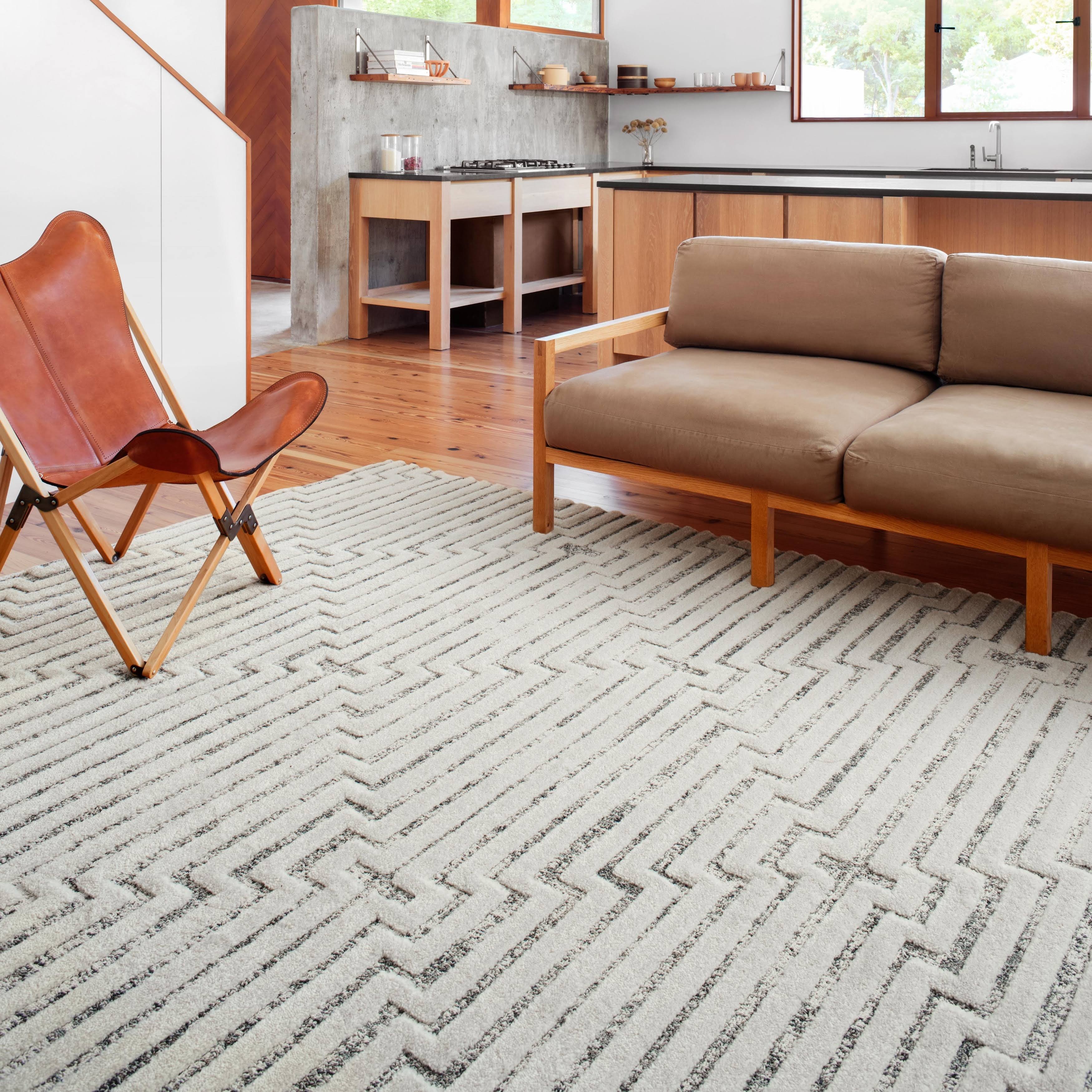 Alexander Home Vail Mid-Century Modern Triangle Stripe Area Rug - 7'-YTEVIF_56AZ Alexander Home Vail Mid-Century Modern Triangle Stripe Area Rug - 7'-YTEVIF_56AZ