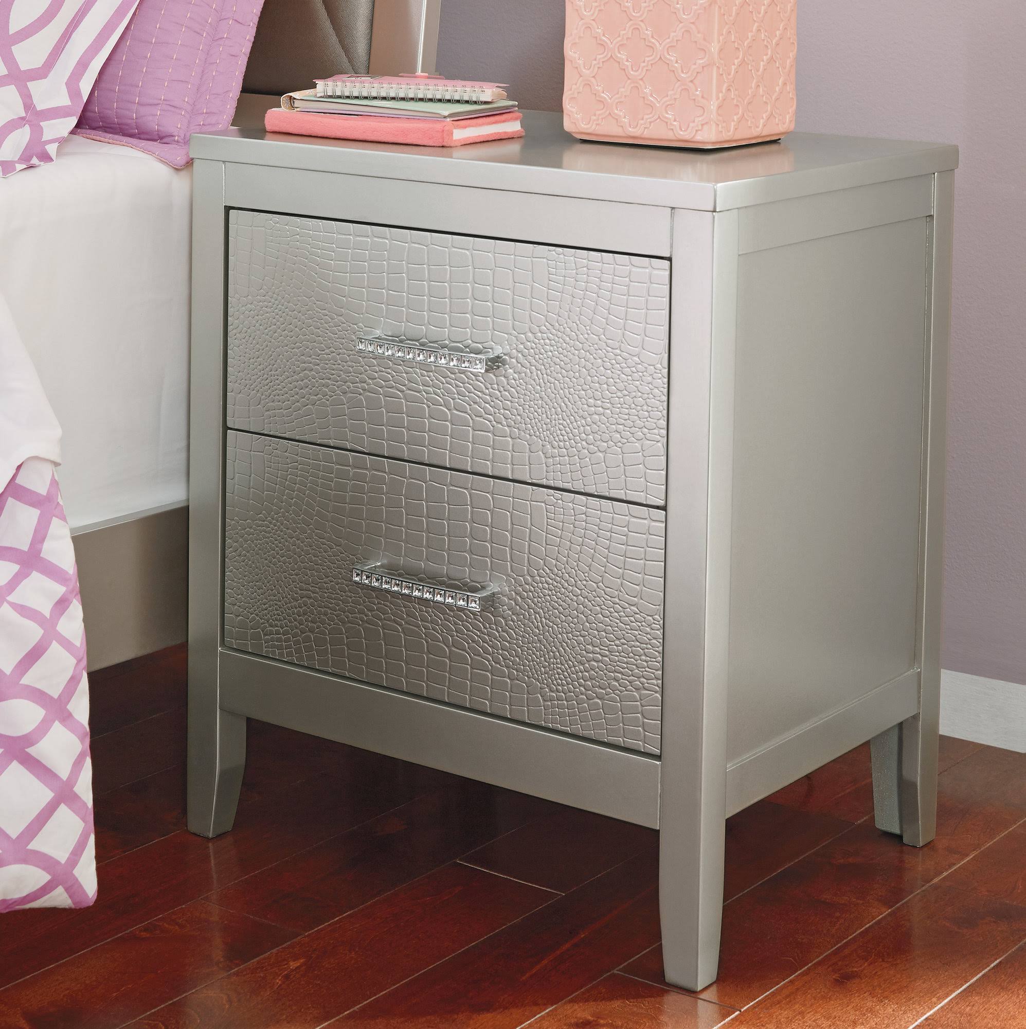 Signature Design by Ashley Olivet 2 Drawer Nightstand, Y30TKP_FYPY Signature Design by Ashley Olivet 2 Drawer Nightstand, Y30TKP_FYPY
