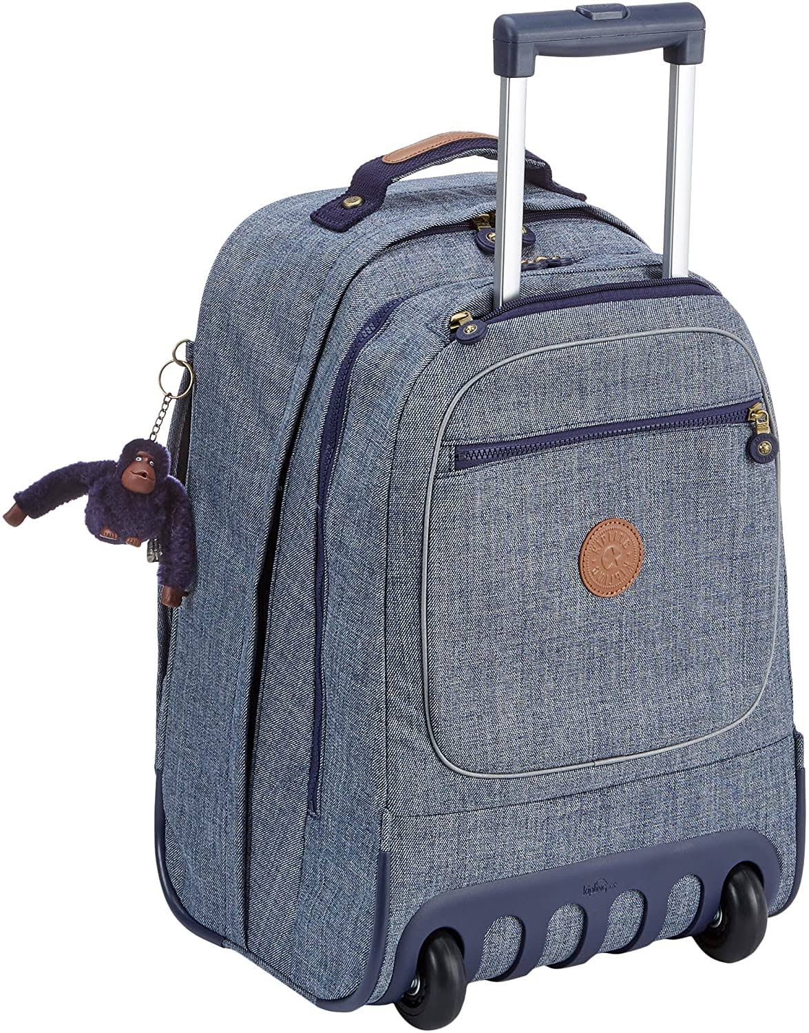 Kipling Clas Soobin L School Bag, 49 cm, 28 Liters, Blue (Craft Navy C) TTJKZF_P5KG