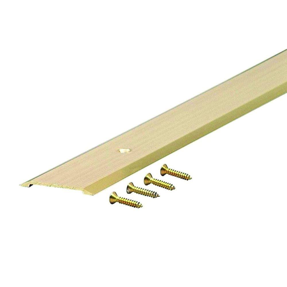 M-D Building Products Flat Top 1-3/4 in. x 85 in. Brite Gold Aluminum Saddle Door IILY41_LIFW M-D Building Products Flat Top 1-3/4 in. x 85 in. Brite Gold Aluminum Saddle Door IILY41_LIFW