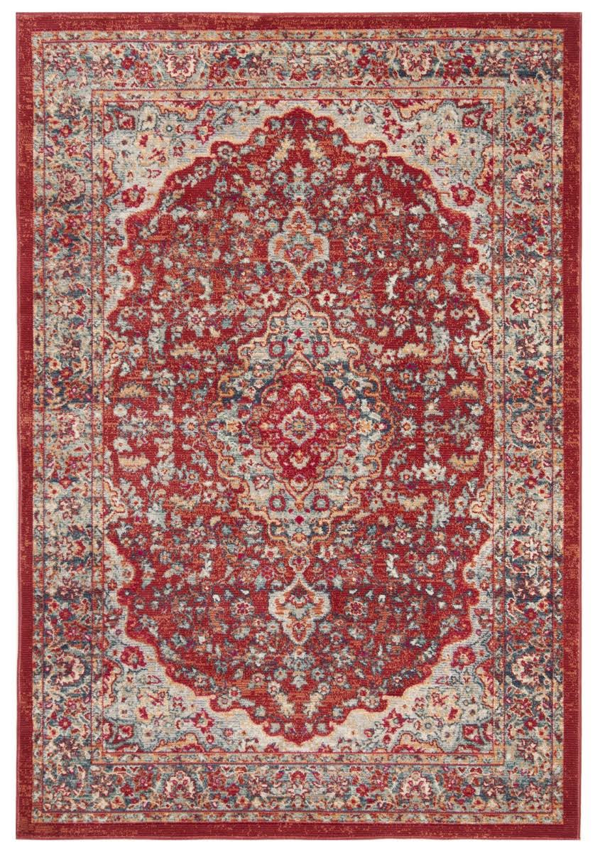 Safavieh Merlot MER311Q Red/Aqua 4' x 6' Area IQIMHB_IMSN Safavieh Merlot MER311Q Red/Aqua 4' x 6' Area IQIMHB_IMSN