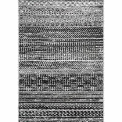 Riles Dark Gray Area Rug Union Rustic Rug Size: Oval 6'7 WNFBHB_TRPP Riles Dark Gray Area Rug Union Rustic Rug Size: Oval 6'7 WNFBHB_TRPP