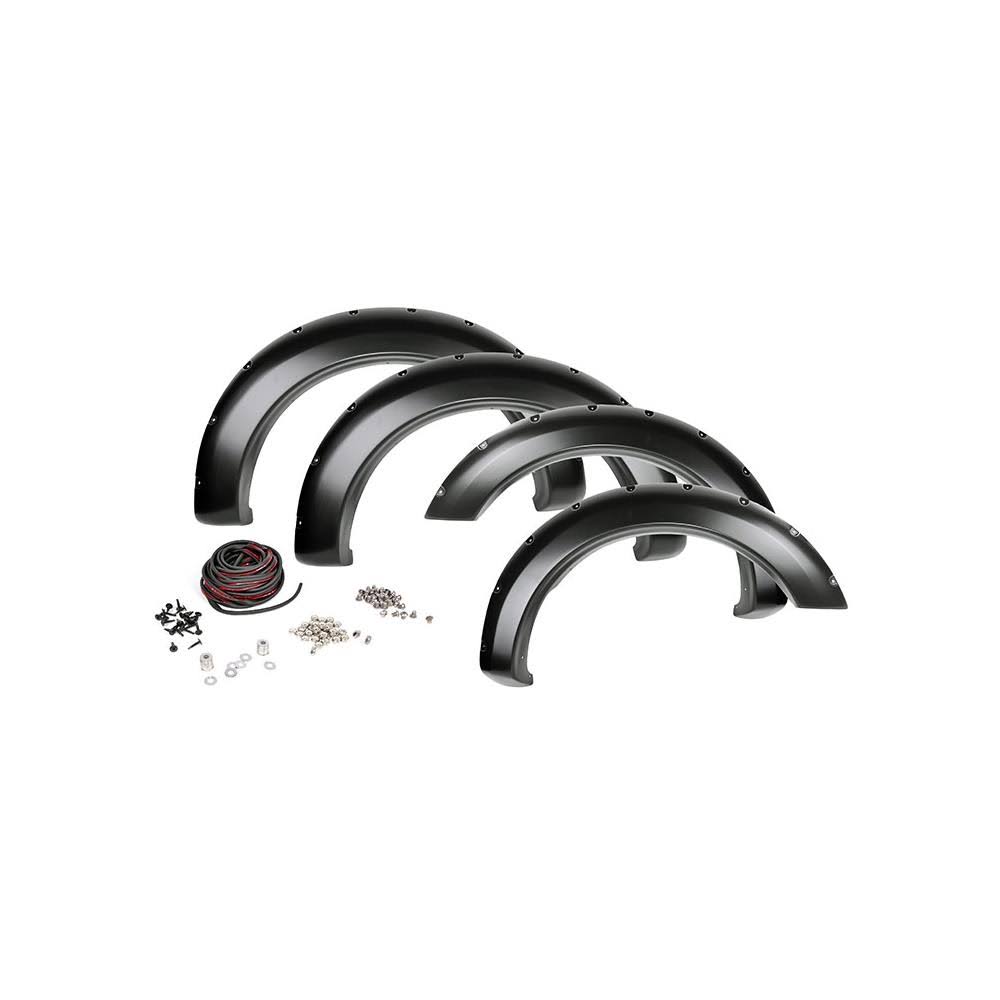 Ram Rough Country 1500 Pocket Fender Flares; Flat Black Dodge F-CJUVR8_GUYG Ram Rough Country 1500 Pocket Fender Flares; Flat Black Dodge F-CJUVR8_GUYG