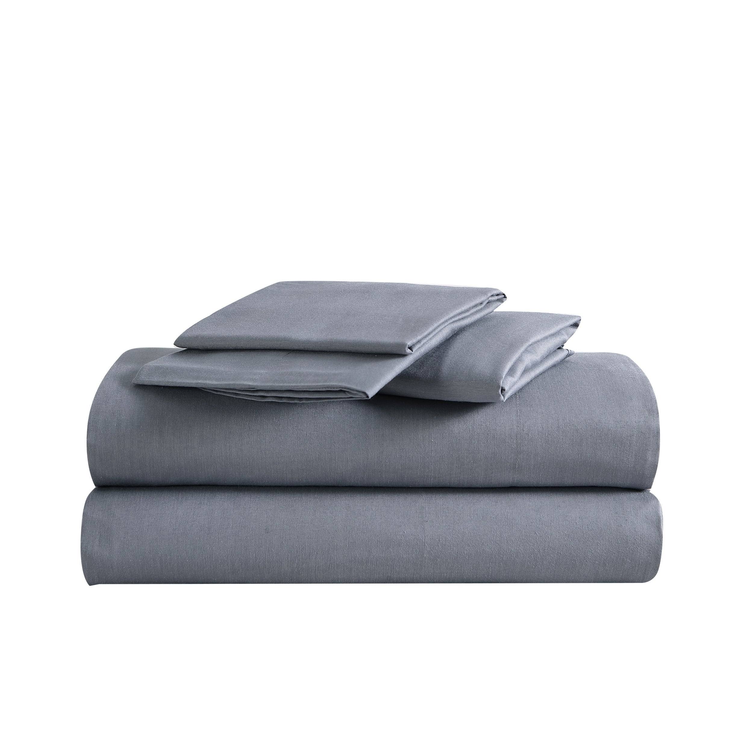 Kenneth Cole New York Miro Solid Sheet Set - Smoke Grey - 6OBMIQ_RQRJ Kenneth Cole New York Miro Solid Sheet Set - Smoke Grey - 6OBMIQ_RQRJ