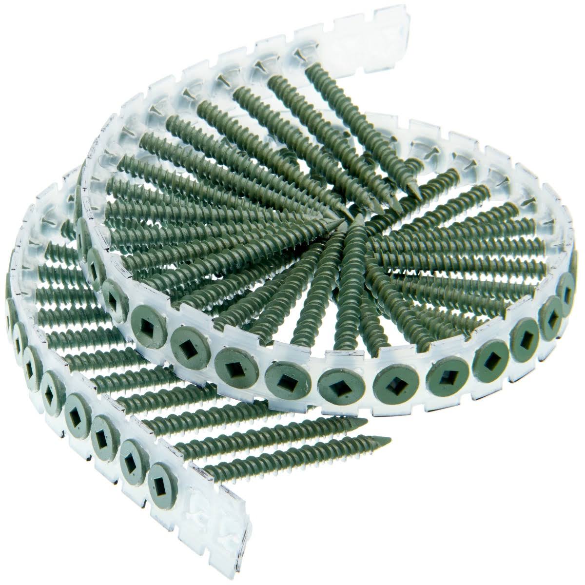 Senco 08T200W 8-Gauge 2 in. Collated Cement Board Screws (1,000-Pack) CL6FUX_UXJI Senco 08T200W 8-Gauge 2 in. Collated Cement Board Screws (1,000-Pack) CL6FUX_UXJI