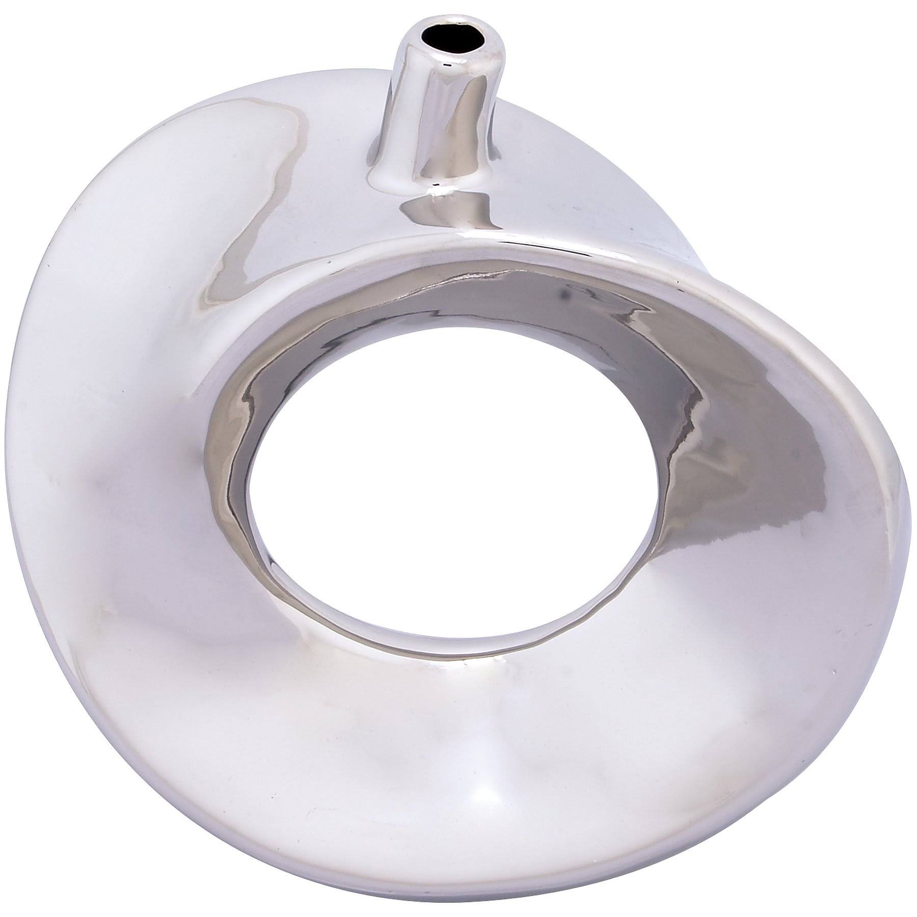 Decmode Ceramic Silver Vase, SHLMPV_KCBC Decmode Ceramic Silver Vase, SHLMPV_KCBC
