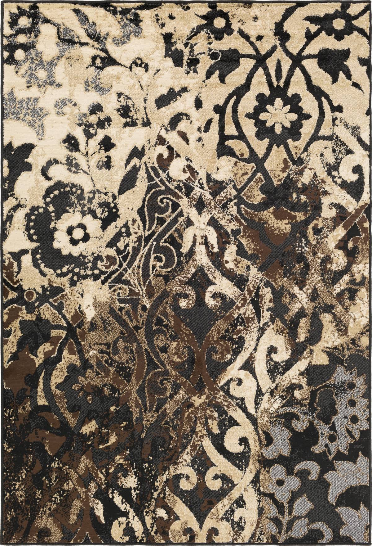 Surya Paramount Charcoal-Black Area Rug 8AELVN_KPMU
