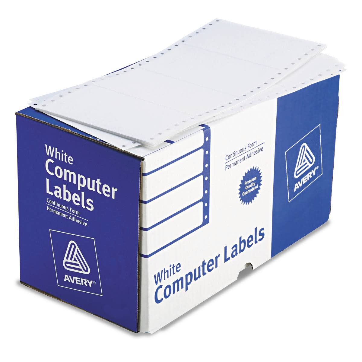 Avery - Dot Matrix Printer Shipping Labels, 1 Across, 2-15/16 x 5, White - 3000/MEZSAD_SOAD Avery - Dot Matrix Printer Shipping Labels, 1 Across, 2-15/16 x 5, White - 3000/MEZSAD_SOAD