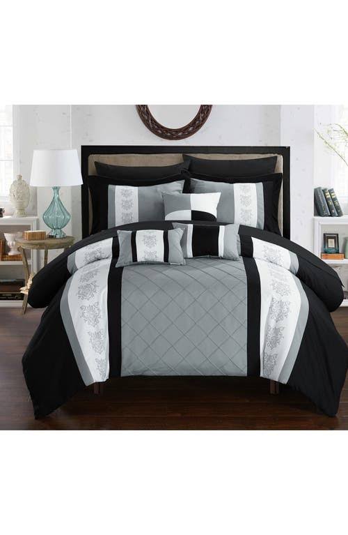 Chic Home Adam 10-Piece Queen Comforter Set in 5YKIKJ_0SGO Chic Home Adam 10-Piece Queen Comforter Set in 5YKIKJ_0SGO