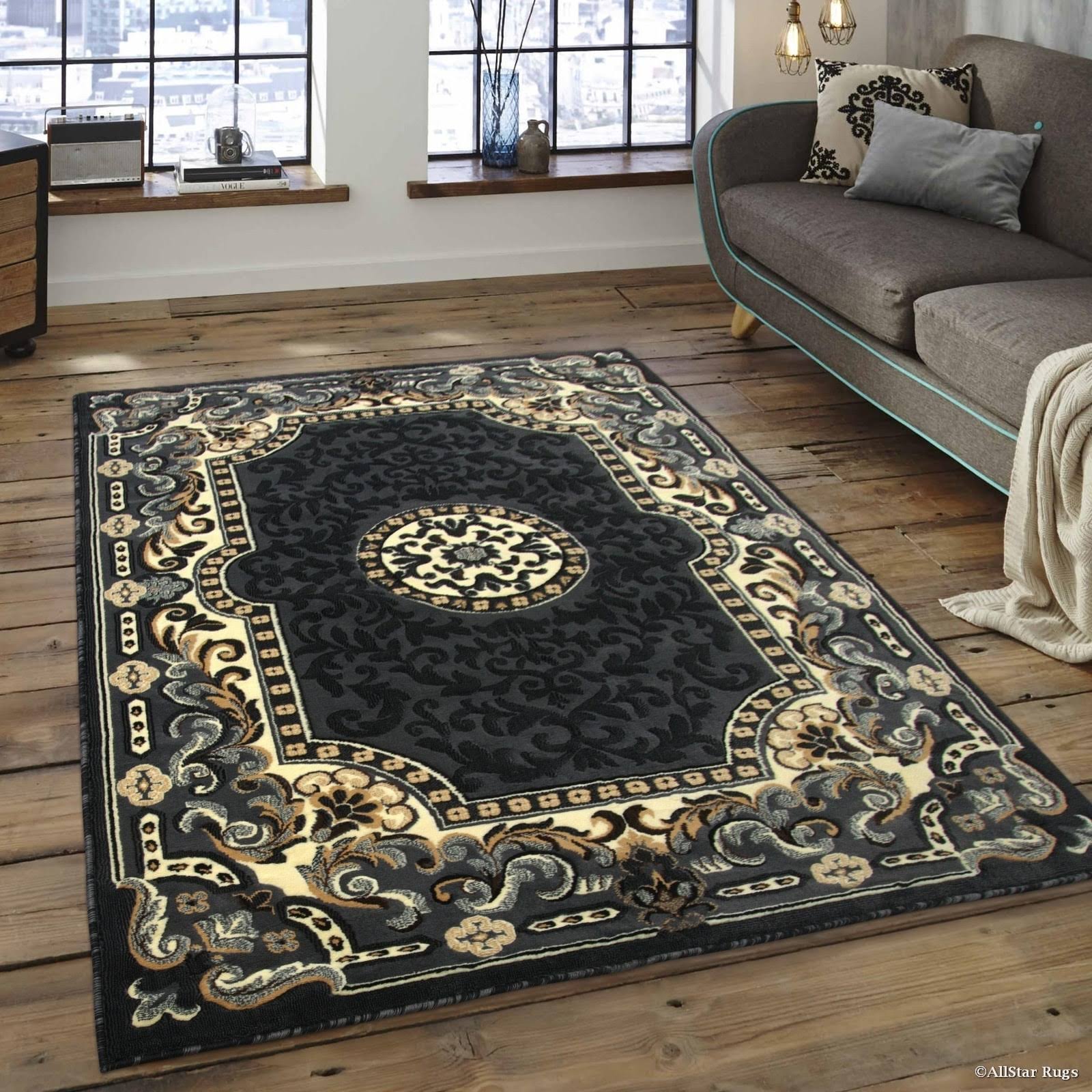 Allstar Grey/ Berber Woven Traditional Aubusson Printed Rug (7' 10 0HLKYJ_Q6VY Allstar Grey/ Berber Woven Traditional Aubusson Printed Rug (7' 10 0HLKYJ_Q6VY