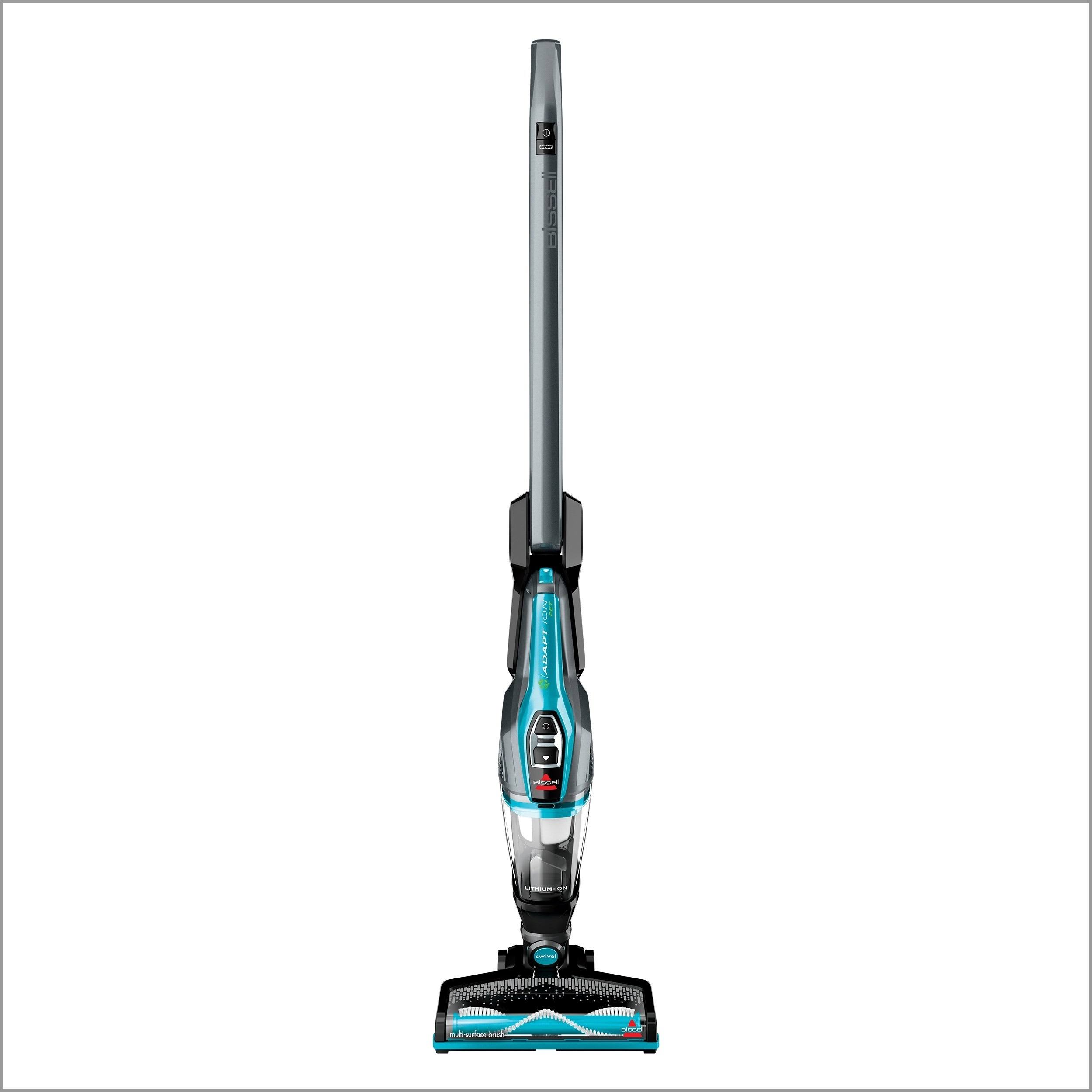 Bissell Adapt Ion Pet 10.8V Lithium 2 in 1 Cordless Stick Vacuum, Teal, HCUFVA_RI6A Bissell Adapt Ion Pet 10.8V Lithium 2 in 1 Cordless Stick Vacuum, Teal, HCUFVA_RI6A