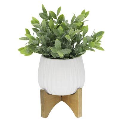 4.75'' Artificial Eucalyptus Plant in Planter Ebern S4CRL2_2ZDW 4.75'' Artificial Eucalyptus Plant in Planter Ebern S4CRL2_2ZDW