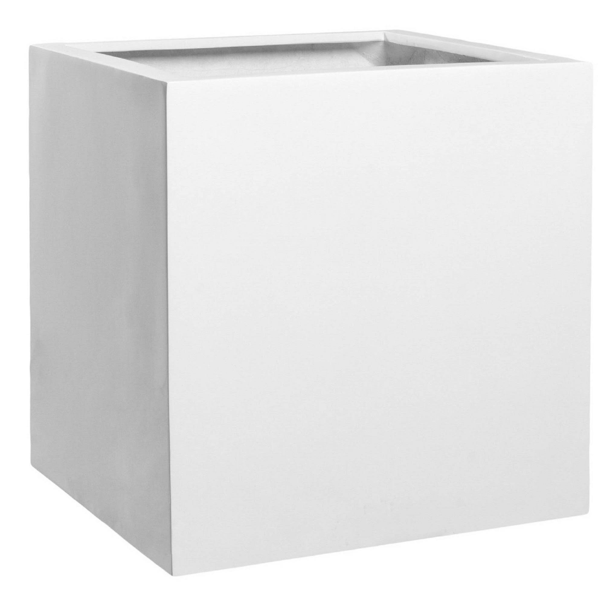 20 in. x 20 in. Shiny White Fiberstone Square Cube CRDB9G_CY7Y 20 in. x 20 in. Shiny White Fiberstone Square Cube CRDB9G_CY7Y