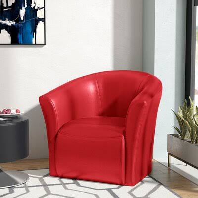 Wade Logan Elisha Swivel Barrel Chair Upholstery SRIMVL_SW55