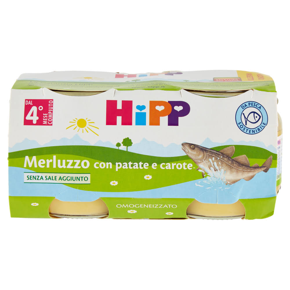 Hipp Organic Homogenized Cod with Potatoes and Carrots BBYQJA_Z2EC