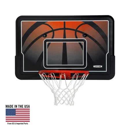 Lifetime 44 inch Impact Basketball Backboard and Rim Combo, 90703, Size CURETQ_4TFI