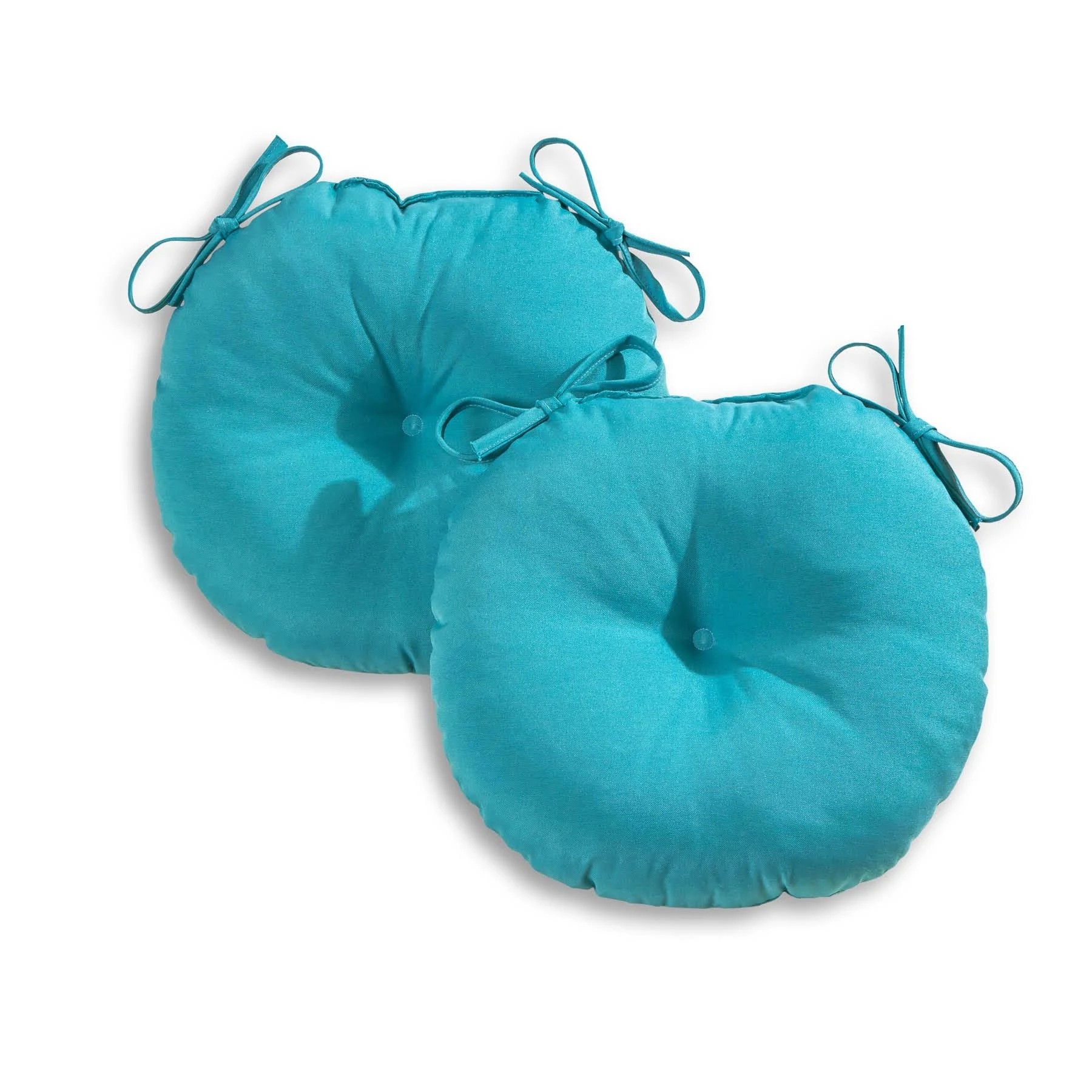 Greendale Home Fashions 18 in Round Outdoor Bistro Chair Cushion Set of 2 B9NC7W_LCJR