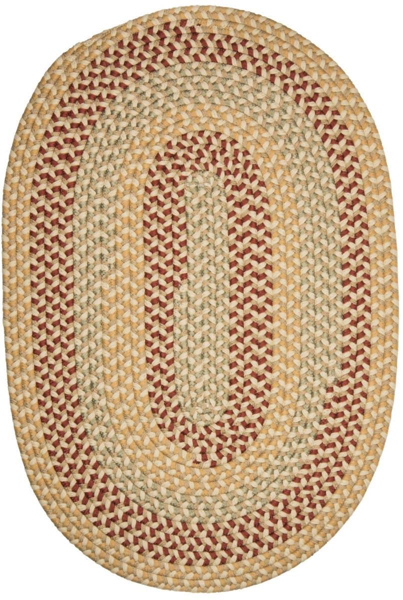 Colonial Mills Brook Farm Tea Stained 4' Round B2KZI9_A2CI