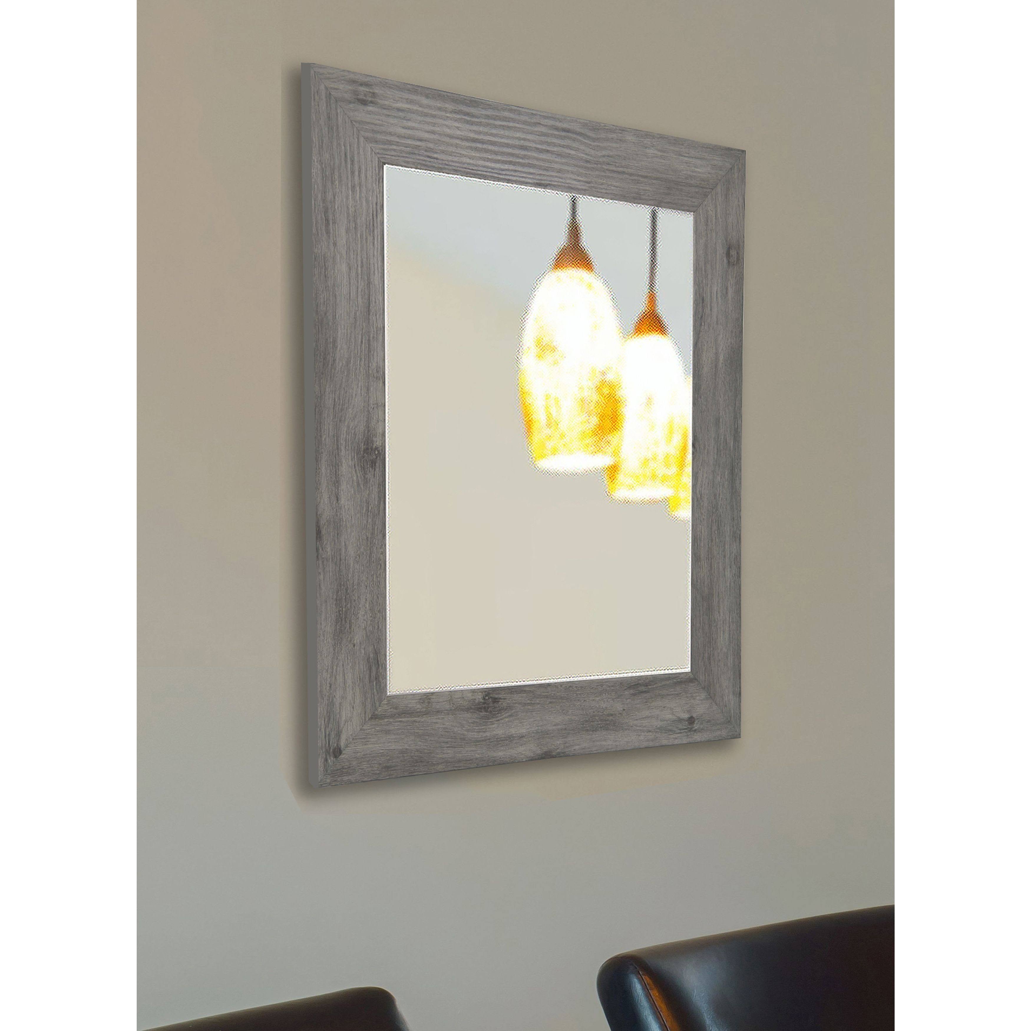 American Made Rayne Grey Vanity Wall Mirror (24 x 36) L715SR_ZGCM