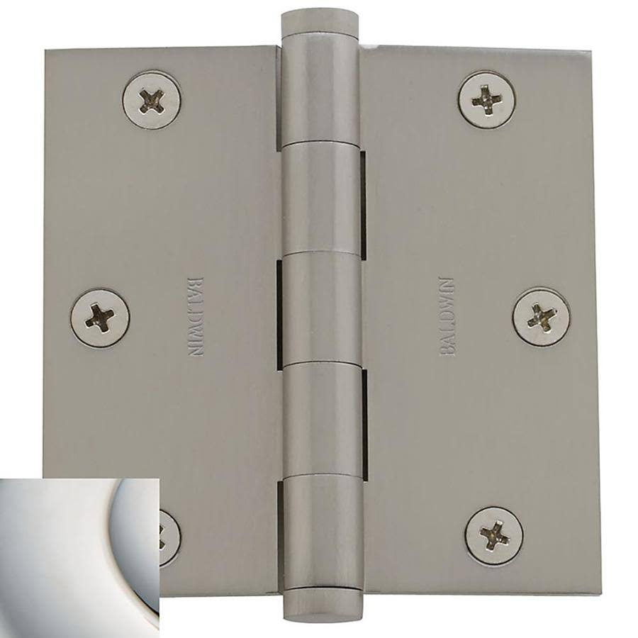 Baldwin 1035055I Square Mortise Hinge, Lifetime Bright 9GNDWA_17LL Baldwin 1035055I Square Mortise Hinge, Lifetime Bright 9GNDWA_17LL