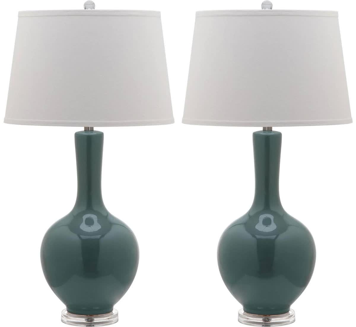 Safavieh Blanche Gourd Lamp, Set of 2 - UC5M1D_DITR Safavieh Blanche Gourd Lamp, Set of 2 - UC5M1D_DITR