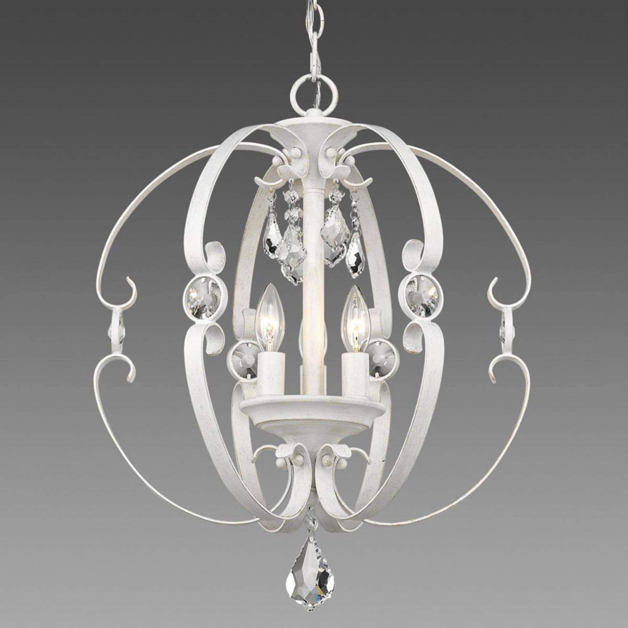Golden Lighting 1323-3P FW Ella 3 Light Pendant in French ZPCM6B_KNTP Golden Lighting 1323-3P FW Ella 3 Light Pendant in French ZPCM6B_KNTP