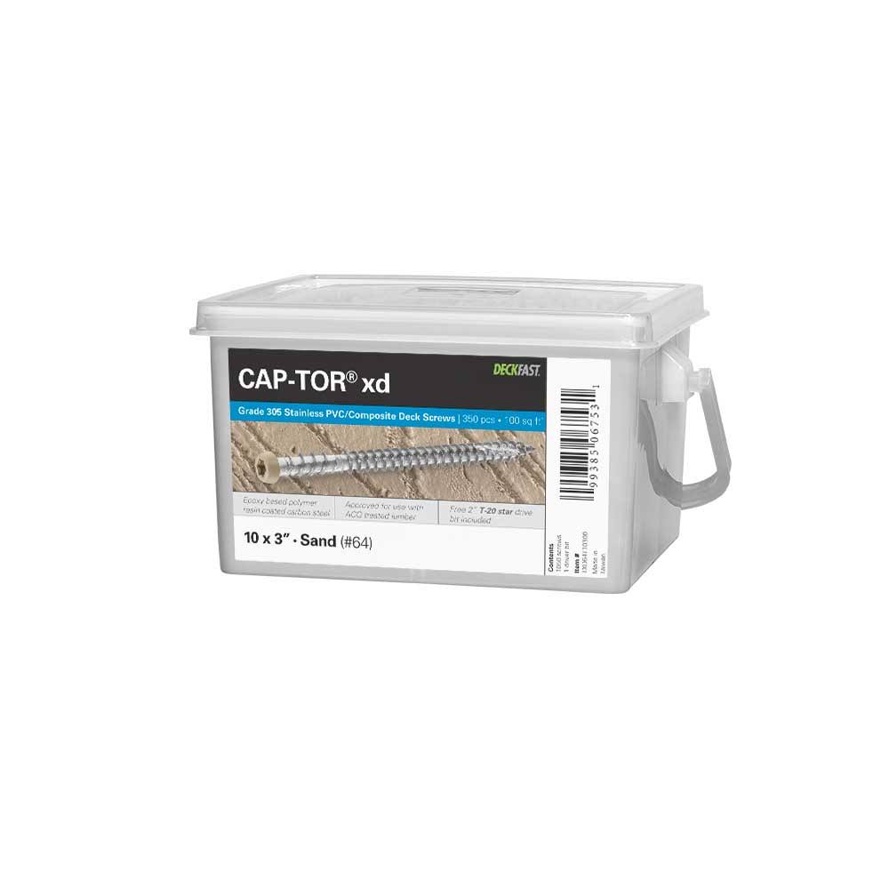 Starborn Industries Cap-Tor XD Screws for PVC Composite Decking - Deck Pack - 305 Stainless Steel - #10 x 2-1/JYXWXM_CYXI Starborn Industries Cap-Tor XD Screws for PVC Composite Decking - Deck Pack - 305 Stainless Steel - #10 x 2-1/JYXWXM_CYXI