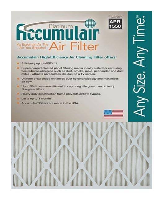 30x32x0.5 (Actual Size) Accumulair Platinum 1/2-Inch Filter (APR 1550) KIXNLB_3EIN