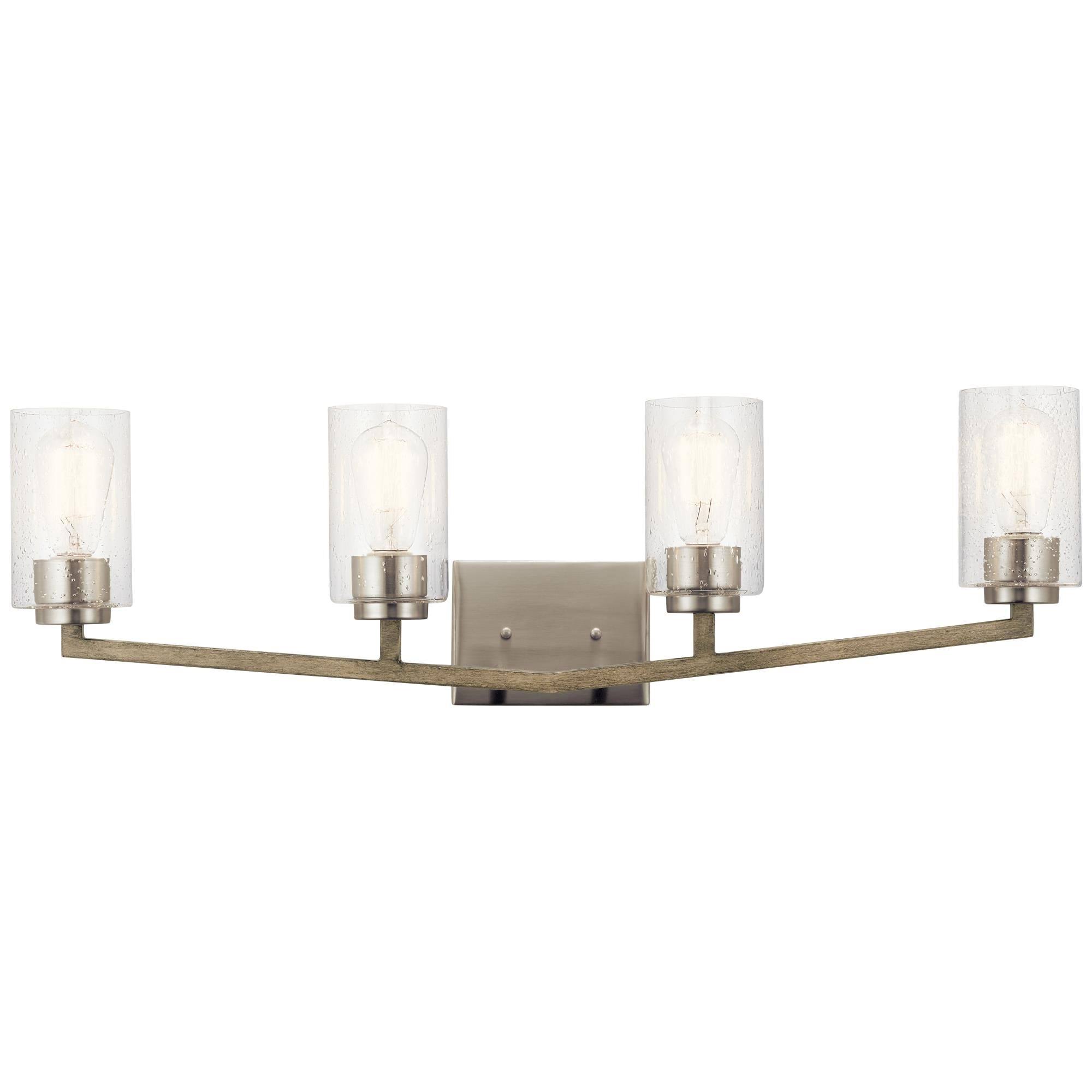 Kichler 45035DAG Deryn 4-Light Bath Vanity in Distressed Antique UXPL7K_X1JL