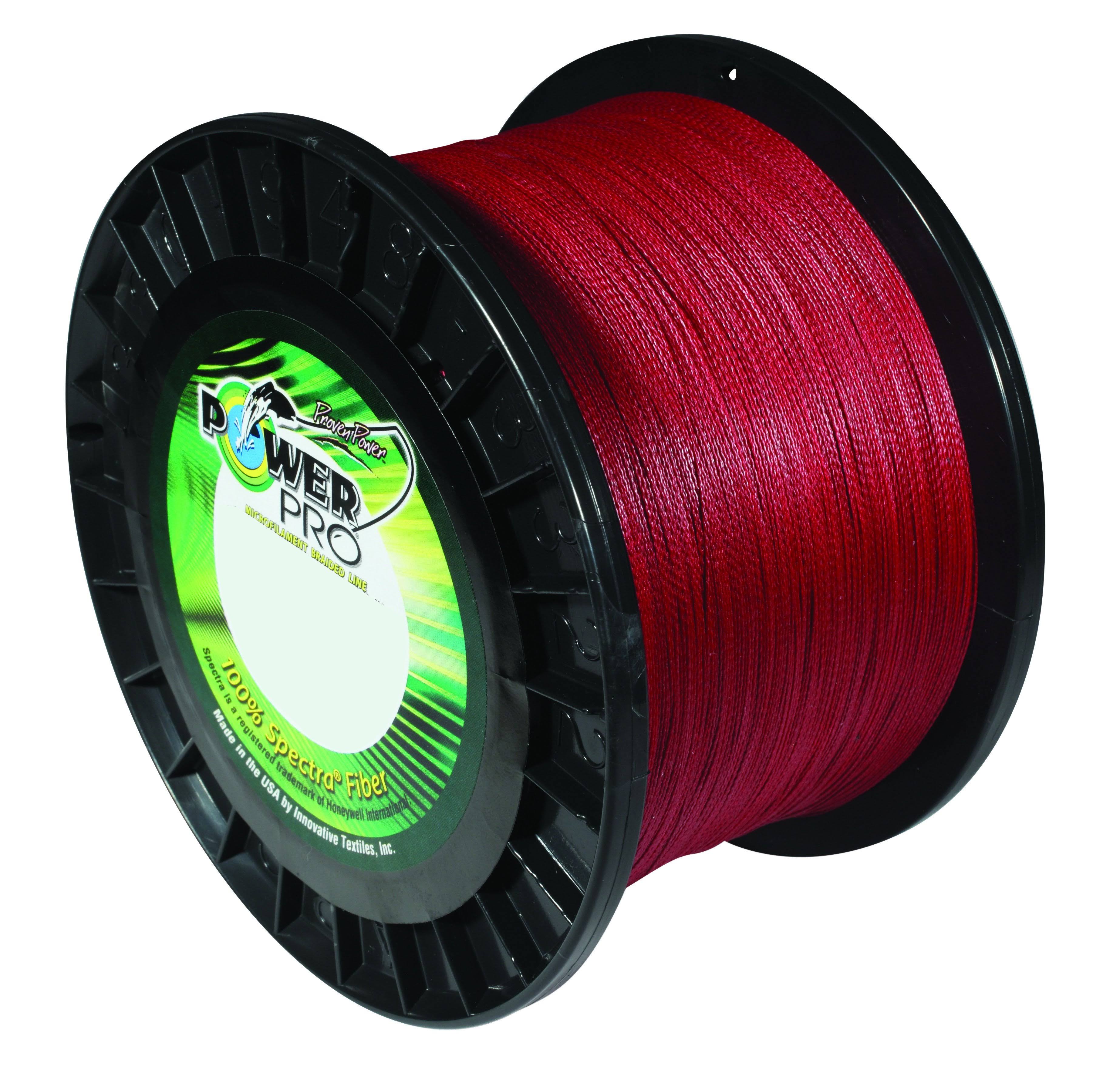 Power Pro Spectra Vermilion Red Braided Line 65 Pound / 500 DBYAHY_BEEO Power Pro Spectra Vermilion Red Braided Line 65 Pound / 500 DBYAHY_BEEO