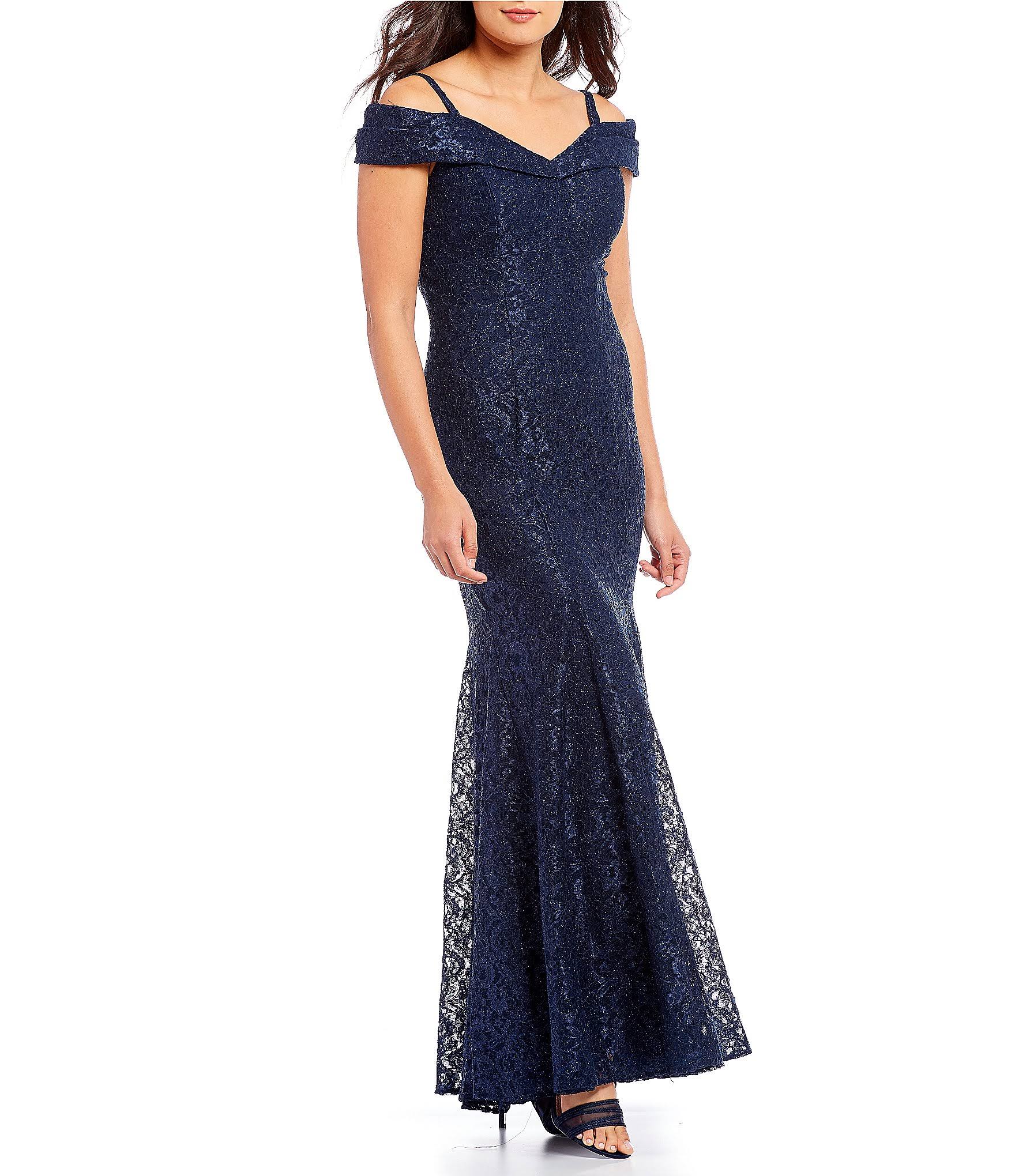 R M Richards Off-The-Shoulder Lace Gown - 10 / Z94ZBA_HXKY R M Richards Off-The-Shoulder Lace Gown - 10 / Z94ZBA_HXKY