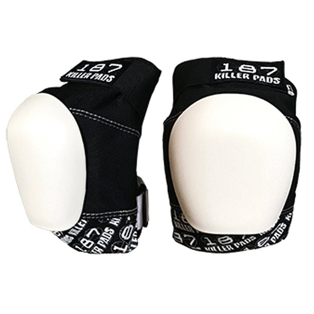 187 Killer Safety Gear - Pro Knee Pads Black / White (X-Large) TECHHR_0BJ2 187 Killer Safety Gear - Pro Knee Pads Black / White (X-Large) TECHHR_0BJ2