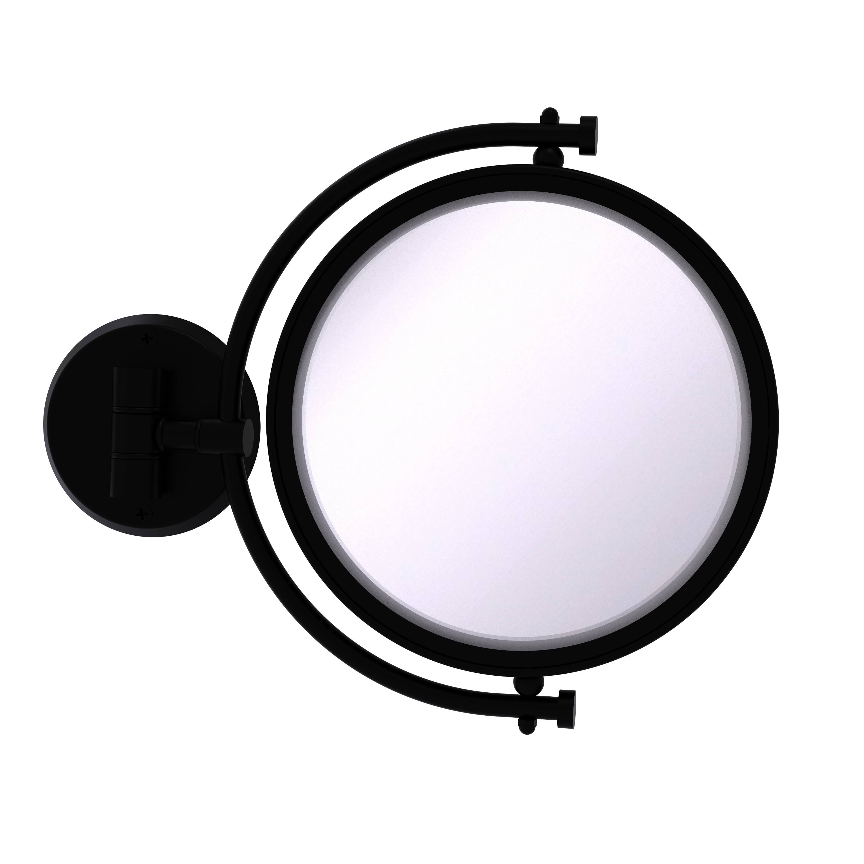 Allied Brass 8-in Wall Mounted Make-Up Mirror 4X Magnification - Antique DKZD8J_Q1B2 Allied Brass 8-in Wall Mounted Make-Up Mirror 4X Magnification - Antique DKZD8J_Q1B2