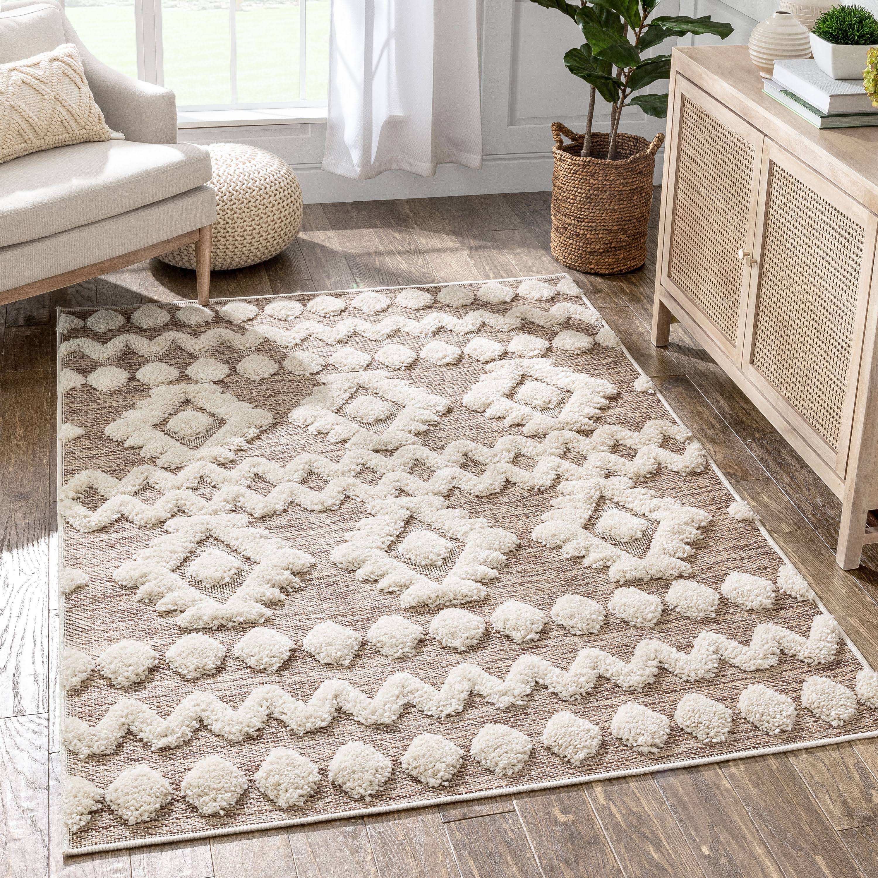 Well Woven Bellagio Chiara Tribal Moroccan Beige 7'10 inch x 10'6 inch High-Low Flat-Weave Area PGJ0UY_0KJ6 Well Woven Bellagio Chiara Tribal Moroccan Beige 7'10 inch x 10'6 inch High-Low Flat-Weave Area PGJ0UY_0KJ6