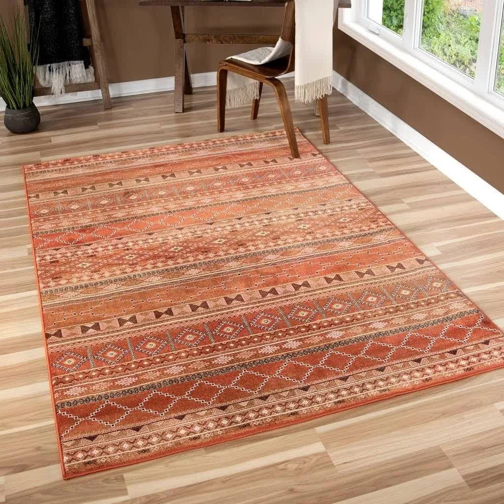 Carolina Weavers Celebration Collection Desert Trail Red Area Rug (5'3 x 7'6) EYBZMM_PR6M Carolina Weavers Celebration Collection Desert Trail Red Area Rug (5'3 x 7'6) EYBZMM_PR6M