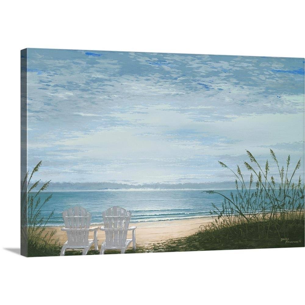 GreatBigCanvas Beach Chairs by Bruce Nawrocke 16-in H x 24-in W Abstract Print on Canvas | 2372814-24-6XZM4C_FKQ9 GreatBigCanvas Beach Chairs by Bruce Nawrocke 16-in H x 24-in W Abstract Print on Canvas | 2372814-24-6XZM4C_FKQ9