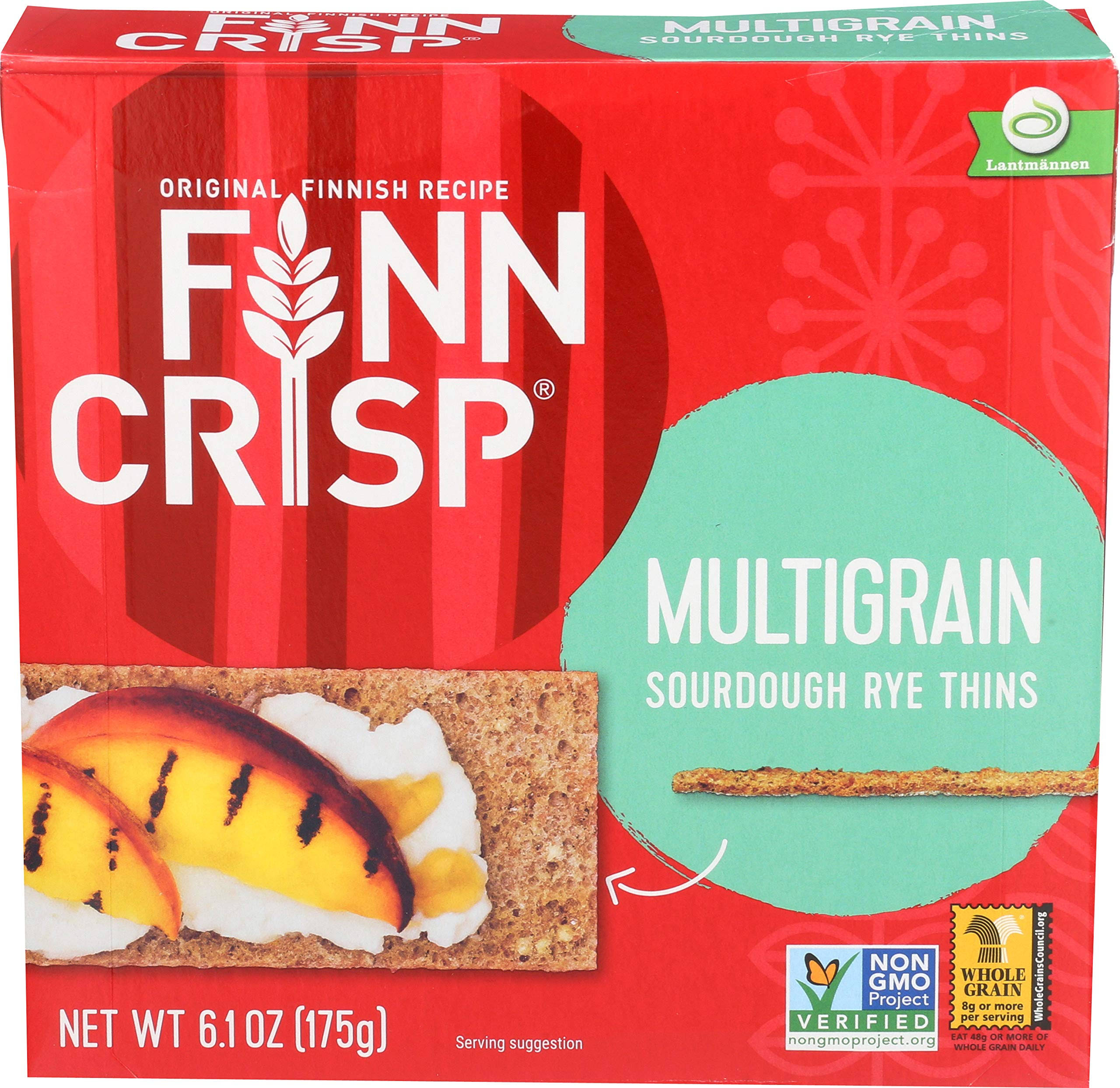 Finn Crisp Crispbread - Thin - Multigrain - 6.2 oz - Case of 6PDDPQ_HPJV