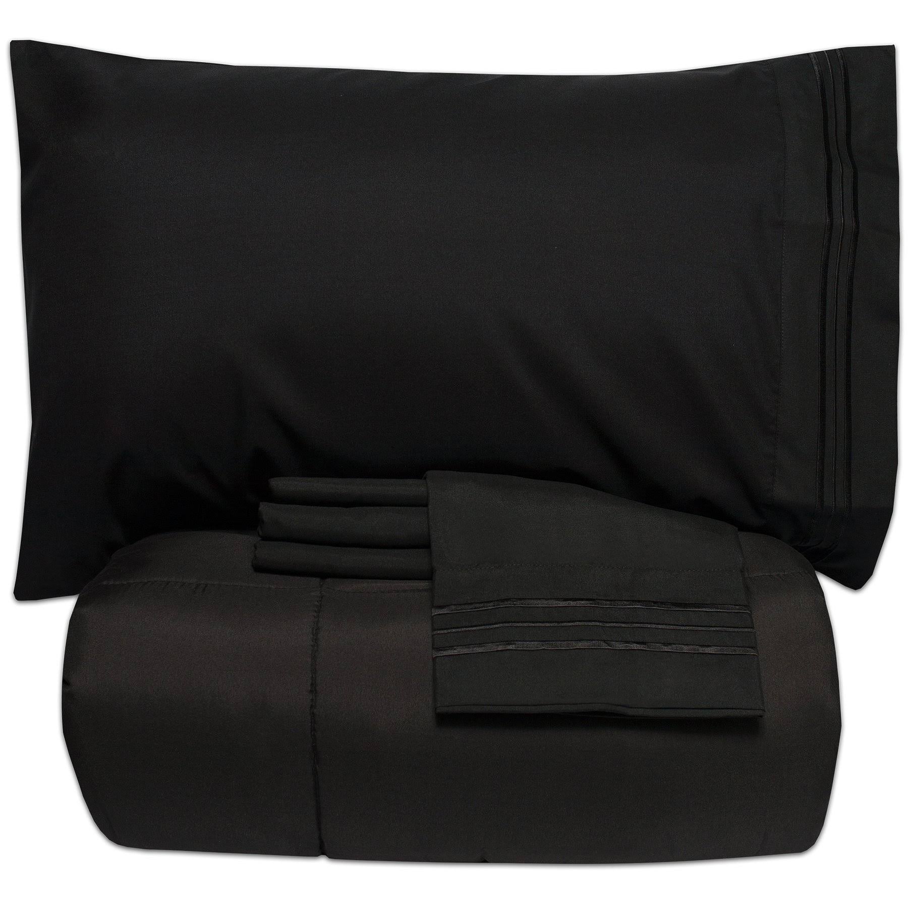 Full 5 Piece Bed-in-a-Bag Comforter Sheet Set, YORIWL_NQAU Full 5 Piece Bed-in-a-Bag Comforter Sheet Set, YORIWL_NQAU