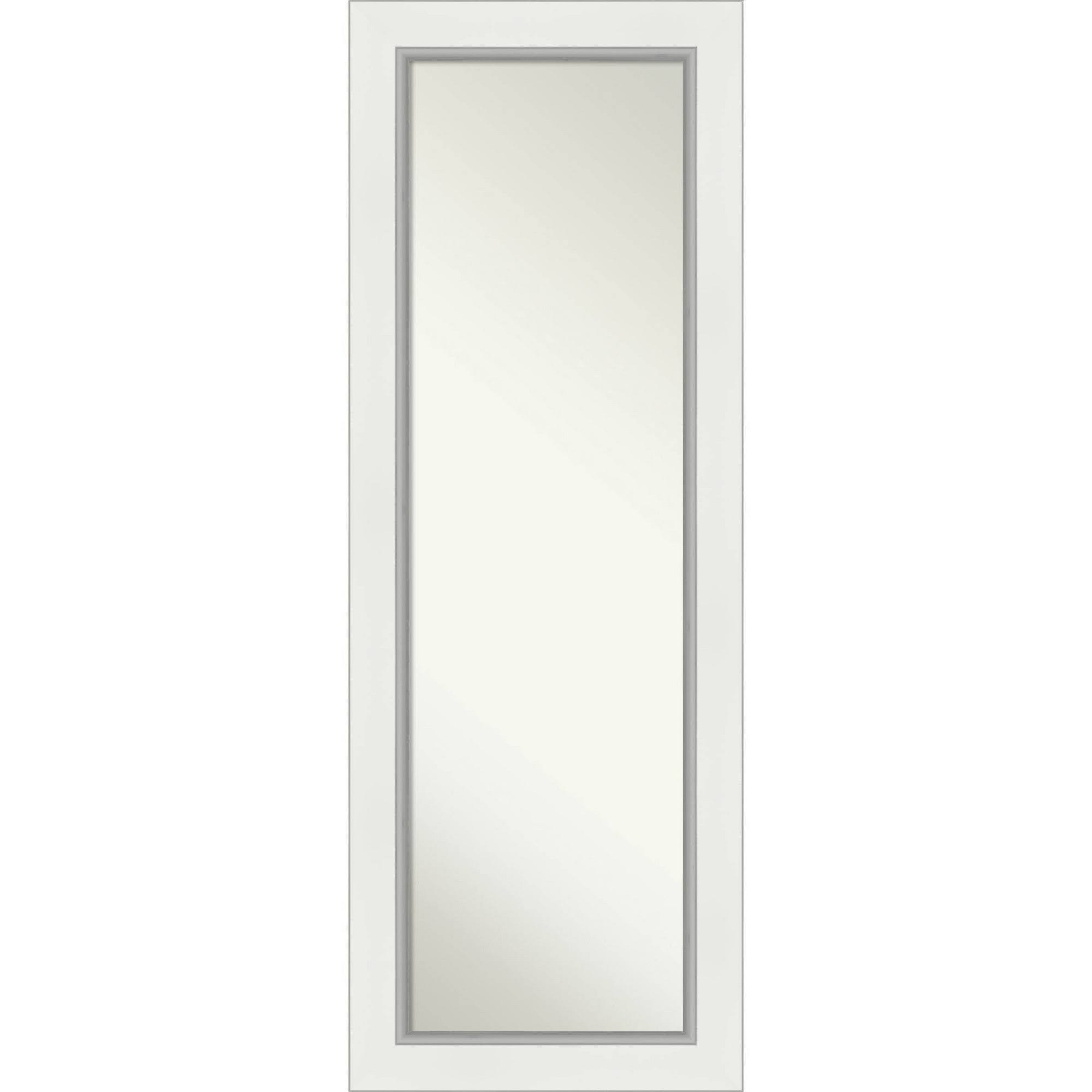 Amanti Art Full Length Mirror | Eva White Silver Mirror Full RIW2WC_EKSK