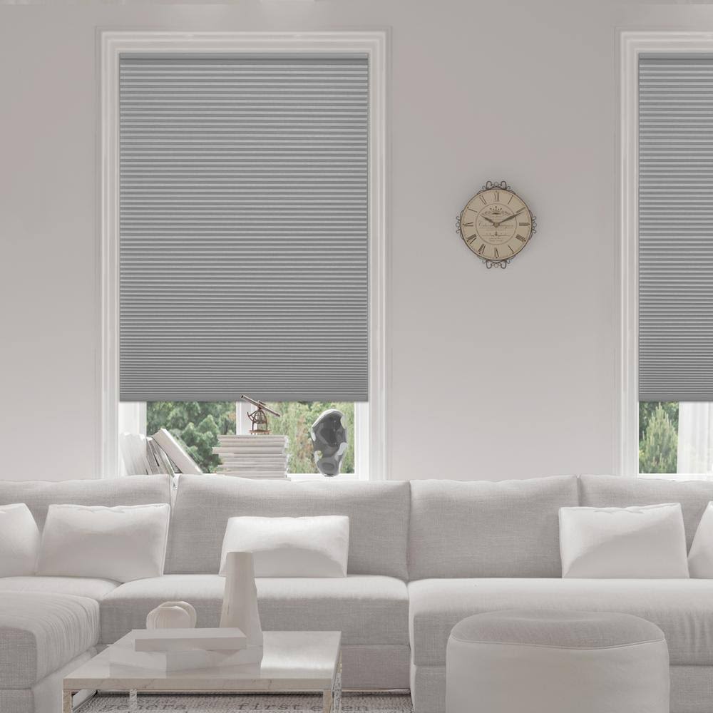 Home Decorators Collection Pewter Cordless Blackout Cellular Shade - 43.25 in. W x 72 in. L, ORMMHS_NOOV Home Decorators Collection Pewter Cordless Blackout Cellular Shade - 43.25 in. W x 72 in. L, ORMMHS_NOOV